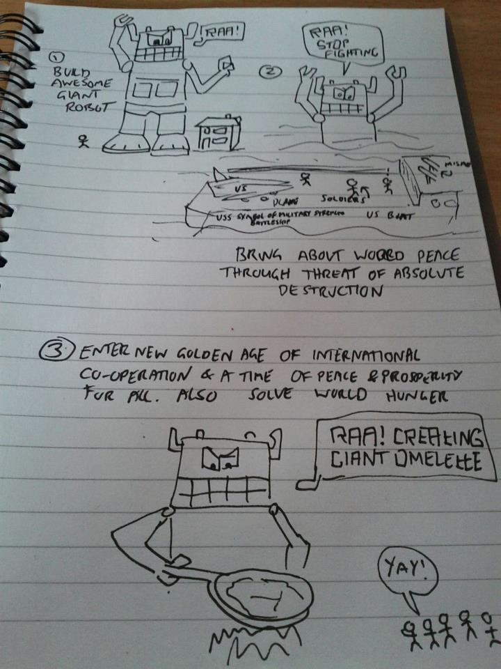 The plan to build a giant robot for world peace