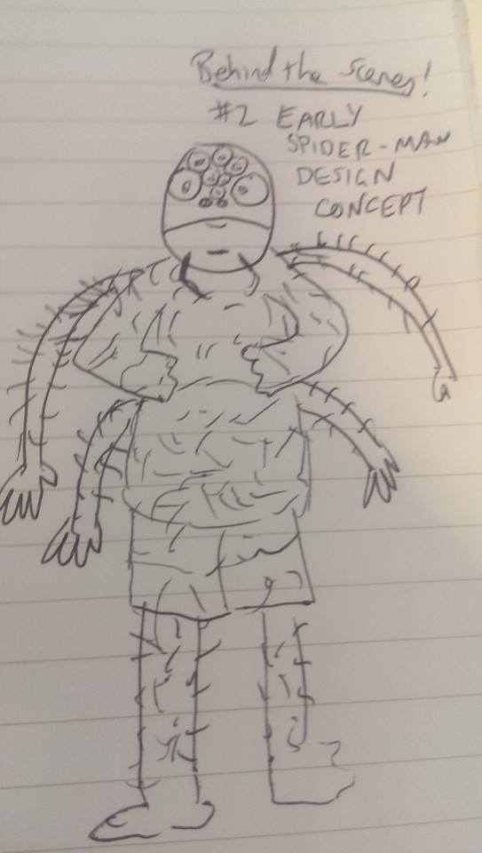 Behind the Scenes #2: Early Spider-Man design concept